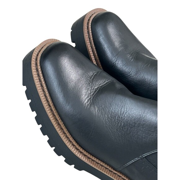 SAM EDELMAN LAGUNA WATERPROOF LEATHER BOOTS WOMENS SIZE 8 1/2 M Worn Once - Picture 3 of 11